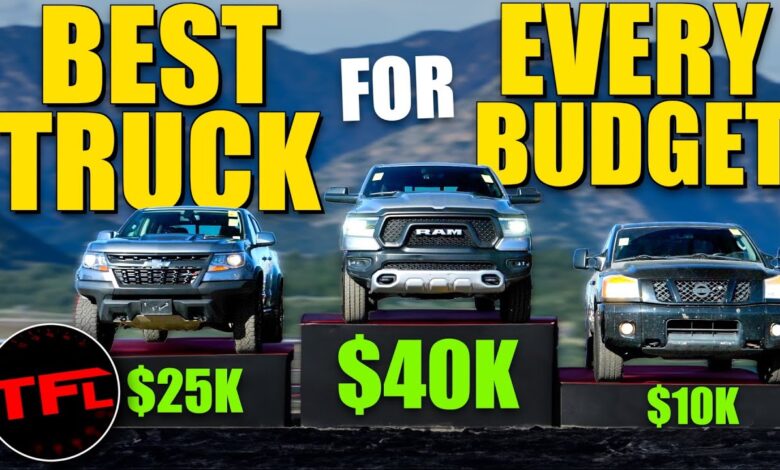 New Truck Prices Are Crazy High, So Here Are 3 Affordable Pickups, For 3 Different Budgets!